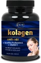 4Slim  Mořský hydrolyzovaný kolagen Anti-age + vitamín C + kyselina hyaluronová 360 mg 90 kapslí