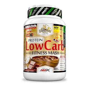 Amix Nutrition  Low Carb Mash 600 g jahoda - vanilka