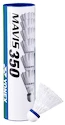 Bedmintonové košíky Yonex  Mavis 350 White (6 Pack)  zelený prúžok (do 19-29°C)