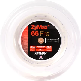 Bedmintonový výplet Ashaway ZyMax 66 Fire Power White - 200 m