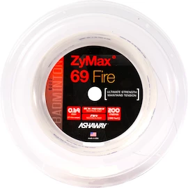 Bedmintonový výplet Ashaway ZyMax 69 Fire White - 200 m