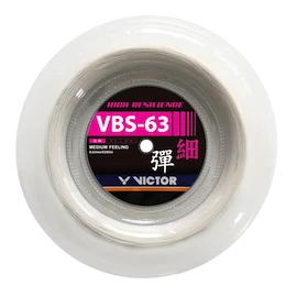 Bedmintonový výplet Victor VBS-63 White Reel 200 m
