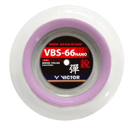 Bedmintonový výplet Victor VBS-66N Pink Reel 200 m