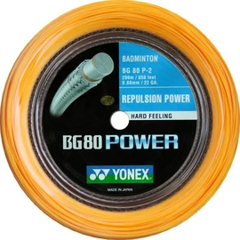 Bedmintonový výplet Yonex BG 80 Power Orange (0.68 mm) - 200m