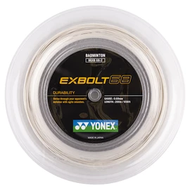 Bedmintonový výplet Yonex Exbolt 68 White (200 m)