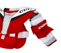 Brankárska hokejová vesta CCM YTflex 3 White/Red Žiak (youth)