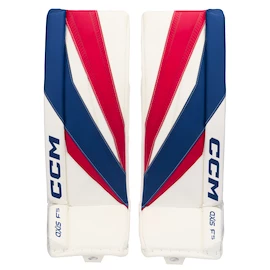 Brankárske betóny CCM Axis F5 White/Red/Blue Junior