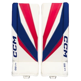 Brankárske betóny CCM Axis F9 White/Red/Blue Senior