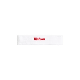 Čelenka Wilson Terry Logo Headband Bright White