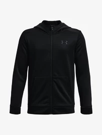 Chlapčenská mikina Under Armour Fleece FZ-BLK