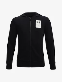 Chlapčenská mikina Under Armour Rival Terry FZ Hoodie-BLK