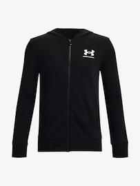 Chlapčenská mikina Under Armour Rival Terry FZ Hoodie-BLK