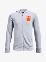 Chlapčenská mikina Under Armour  Rival Terry FZ Hoodie-GRY