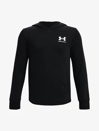 Chlapčenská mikina Under Armour Rival Terry Hoodie-BLK