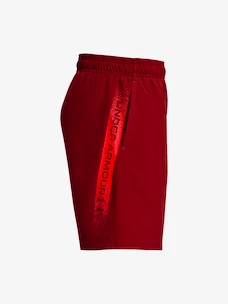 Chlapčenské šortky Under Armour  Woven Graphic Shorts-RED