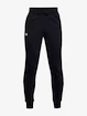 Chlapčenské tepláky Under Armour  RIVAL COTTON PANTS Black