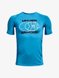 Chlapčenské tričko Under Armour HeatGear Novelty SS-BLU