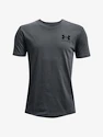 Chlapčenské tričko Under Armour  Sportstyle Left Chest SS-GRY S