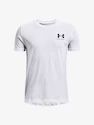 Chlapčenské tričko Under Armour  SPORTSTYLE LEFT CHEST SS-WHT XS