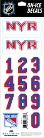 Čísla na prilbu Sportstape ALL IN ONE HELMET DECALS - NEW YORK RANGERS