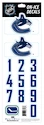 Čísla na prilbu Sportstape  ALL IN ONE HELMET DECALS - VANCOUVER CANUCKS