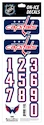 Čísla na prilbu Sportstape  ALL IN ONE HELMET DECALS - WASHINGTON CAPITALS - DARK HELMET