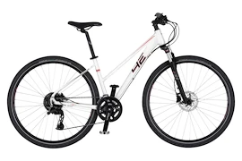 Cross bike 4EVER PULSE DISC white / pink