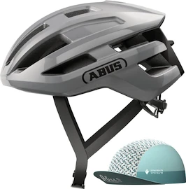 Cyklistická prilba Abus Powerdome Ace Race Grey