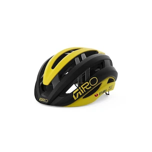 Cyklistická prilba Giro Aries  Spherical Mat Black/Yellow Visma