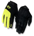 Cyklistické rukavice Giro  Bravo LF black/yellow M