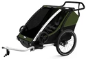 Cyklovozík Thule Chariot Cab Aluminum/Cypress Green