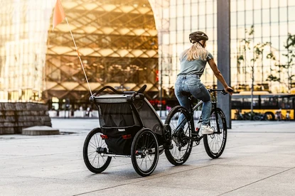 Cyklovozík Thule Chariot Lite double Aluminum/Agave