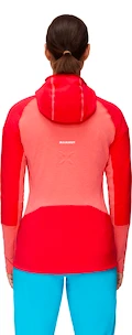 Dámska bunda Mammut  Eiswand Advanced ML Hooded Jacket Barberry/Azalea M