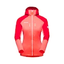 Dámska bunda Mammut  Eiswand Advanced ML Hooded Jacket Barberry/Azalea M