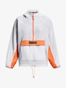 Dámska bunda Under Armour  Rush Woven Anorak-WHT