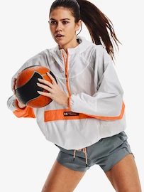 Dámska bunda Under Armour Rush Woven Anorak-WHT