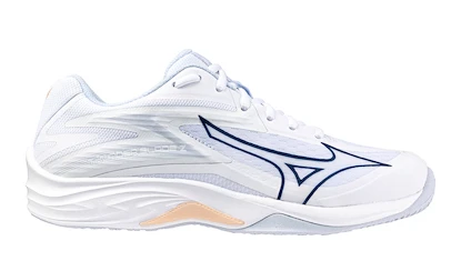 Dámska  halová obuv Mizuno  THUNDER BLADE Z White/Navy Peony/Peach Parfait