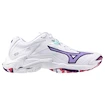 Dámska  halová obuv Mizuno  Wave Lightning Z8 W White/Violet Indigo