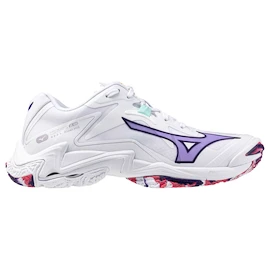 Dámska halová obuv Mizuno Wave Lightning Z8 W White/Violet Indigo