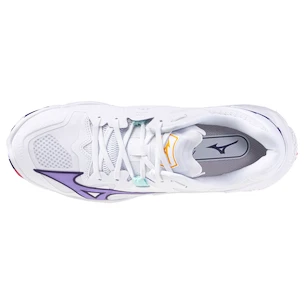 Dámska  halová obuv Mizuno  Wave Lightning Z8 W White/Violet Indigo