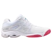 Dámska  halová obuv Mizuno  Wave VOLTAGE 2 W White/Violet Indigo