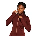 Dámska mikina Icebreaker Merino 260 Quantum IV LS Zip Port/Cedar Wood