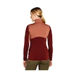 Dámska mikina Icebreaker Merino 400 RealFleece Descender LS Z Cedar Wood/Port/Cb