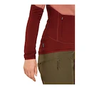 Dámska mikina Icebreaker Merino 400 RealFleece Descender LS Z Cedar Wood/Port/Cb