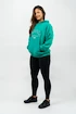 Dámska mikina Nebbia  Branded Oversized Hoodie green