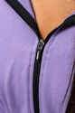 Dámska mikina Nebbia  Cropped Zip-Up Hoodie purple