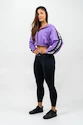 Dámska mikina Nebbia  Cropped Zip-Up Hoodie purple