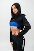 Dámska mikina Nebbia  Designer Cropped Hoodie black M