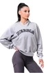 Dámska mikina Nebbia Hero Iconic hoodie light grey