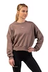 Dámska mikina Nebbia  Loose Fit Sweatshirt "Feeling Good" 420 brown M/L